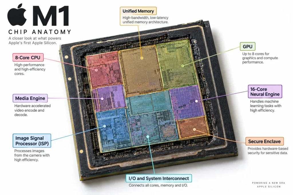 Apple M1 Chip Anatomy