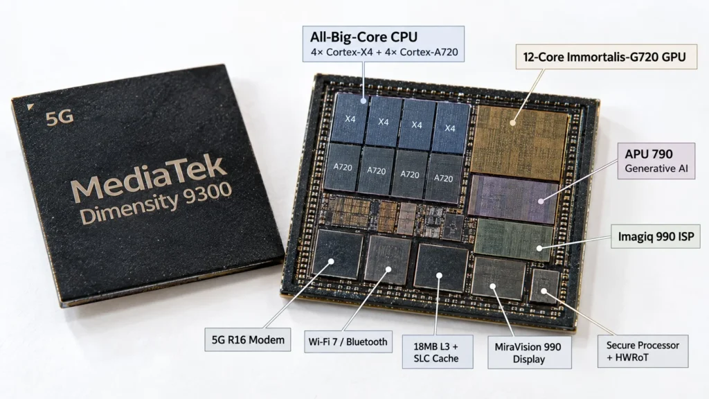 MediaTek Dimensity 9300 Chip